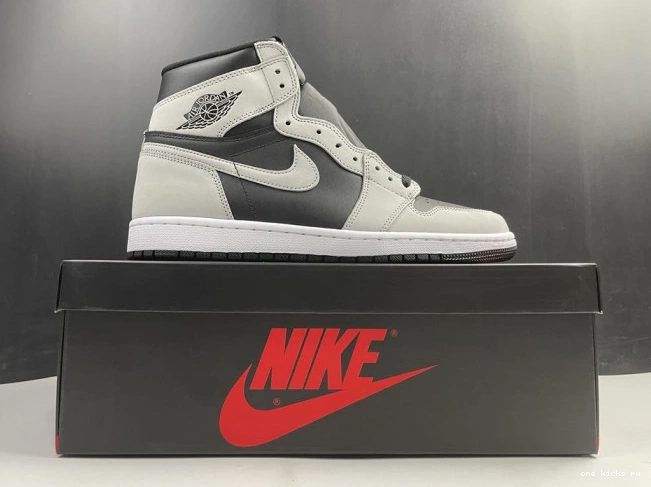 Rep 555088-035 Black Light Air Retro Grey White 1 Jordan Smoke High 0530